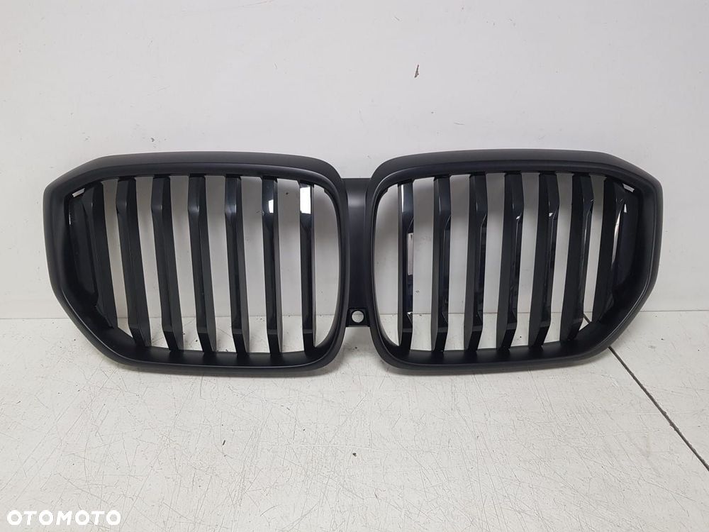 NOWA ATRAPA GRILL PRZEDNI BMW X5 G05 G18 LCI LIFT CZARNY POŁYSK ORYGINAL 51135A67CC6 - 2