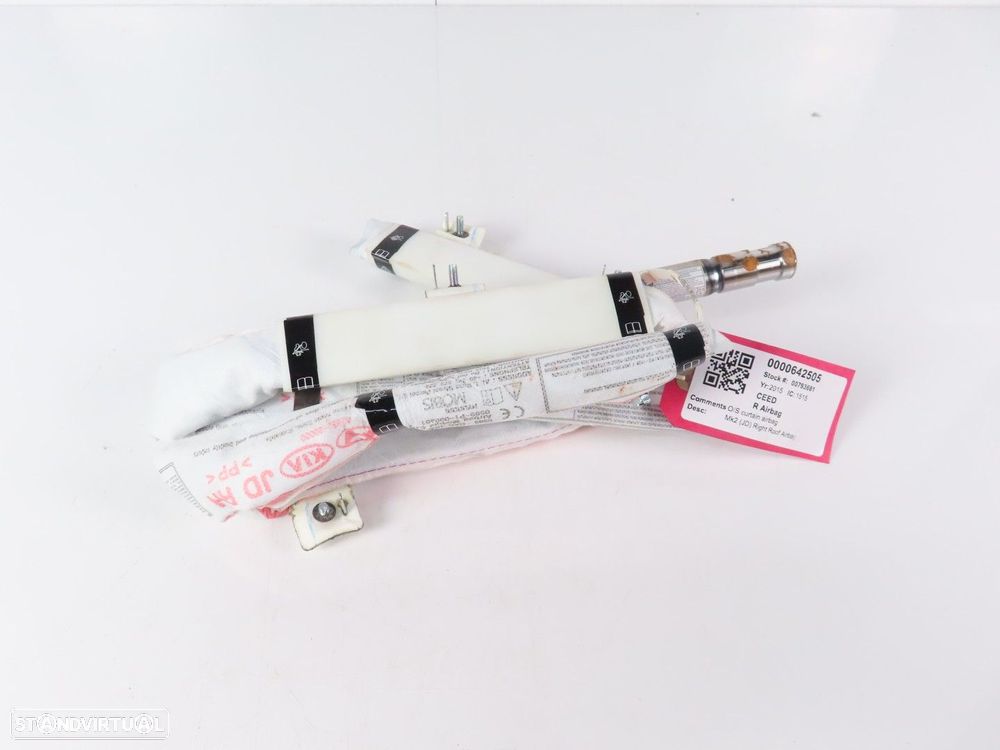 Airbag Cortina Direito Usado / Original KIA CEE'D (JD)/KIA CEE'D Sportswagon (JD... - 1