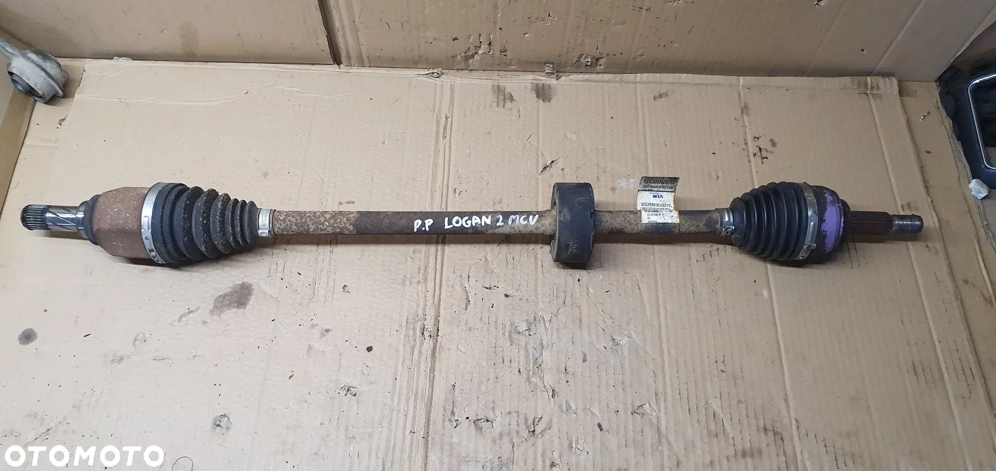 Półoś prawy przód przednia prawa długa Dacia Logan II 0.9 TCE 391006553R - 1