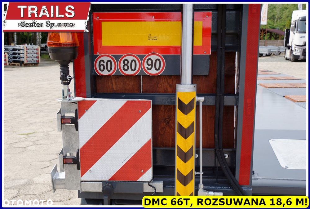Inny Niska podłoga 4-osie, rozciągana dł. 18,60 m,  własne PTO, NAJAZDY HYDRAULICZNE. !!! - 34