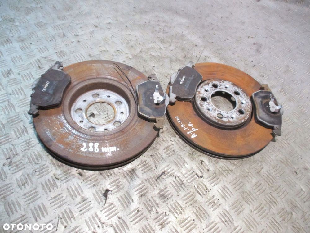 TARCZE HAMULCOWE PRZÓD + KLOCKI AUDI A3 8L LIFT 1.9 TDI 288MM - 1