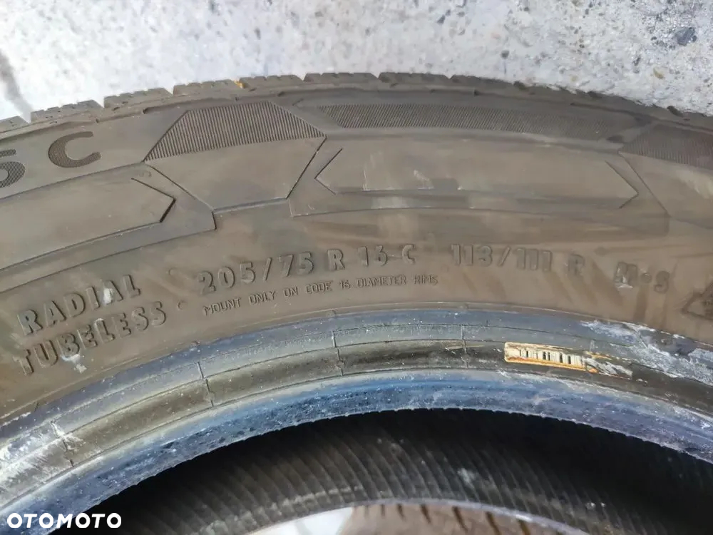 205/75R16C 110/108R 16 Opony Zimowe Zima CONTINENTAL VanContactWinter BRIDGESTONE Blizzak W810 6-7,5mm Legnica ALU-RAD 205/75 - 9