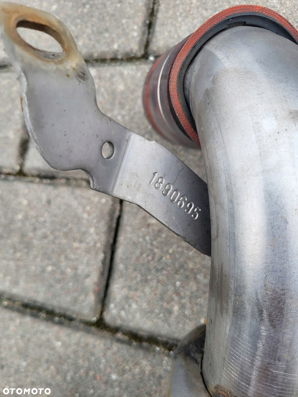 Kolanko Rura Chłodnica Splin EGR Scania R 1890695 - 3