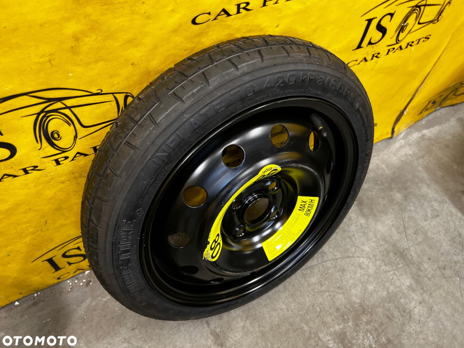 ZESTAW NAPRAWCZY KOŁO ZAPASOWE DOJAZDOWE KIA PICANTO III 115/70 R15 - 4