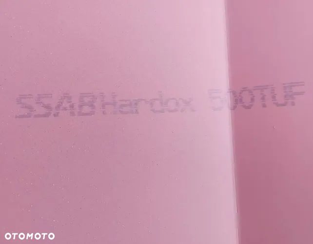 Janmil dostępna z placu / 52m³ do złomu   / HARDOX 500 / - 25