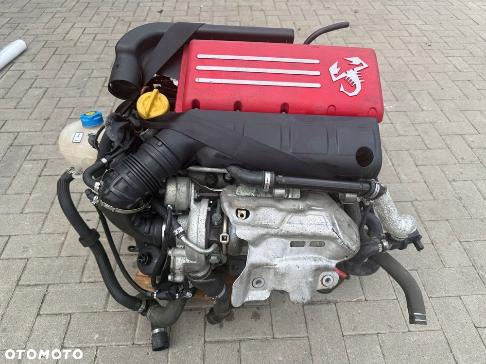 SILNIK KOMPLETNY ABARTH 500 1.4 T-JET 163km 312B6000 52tyś km KAMERA - 1