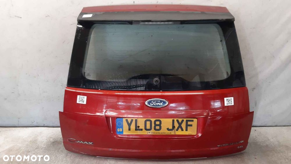 / KLAPA TYŁ TYLNA BAGAŻNIKA DO FORD C MAX A4 BORDOWY - 1