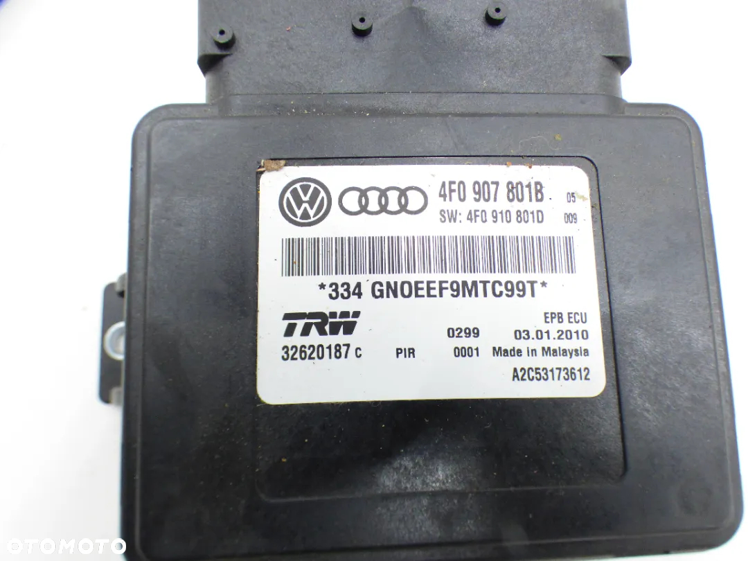 AUDI A6 C6 MODUŁ HAMULCA RECZNEGO 4F0907801B GORLICE - 2