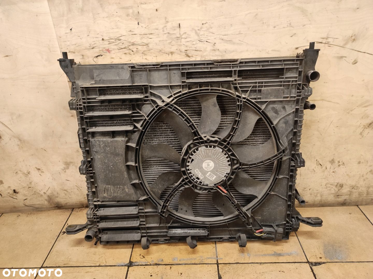 Komplet chłodnic wody chłodnica klimatyzacji wentylator MAN TGE CRAFTER II - 6