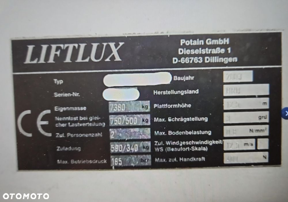 Inny Liftlux 1 - 10