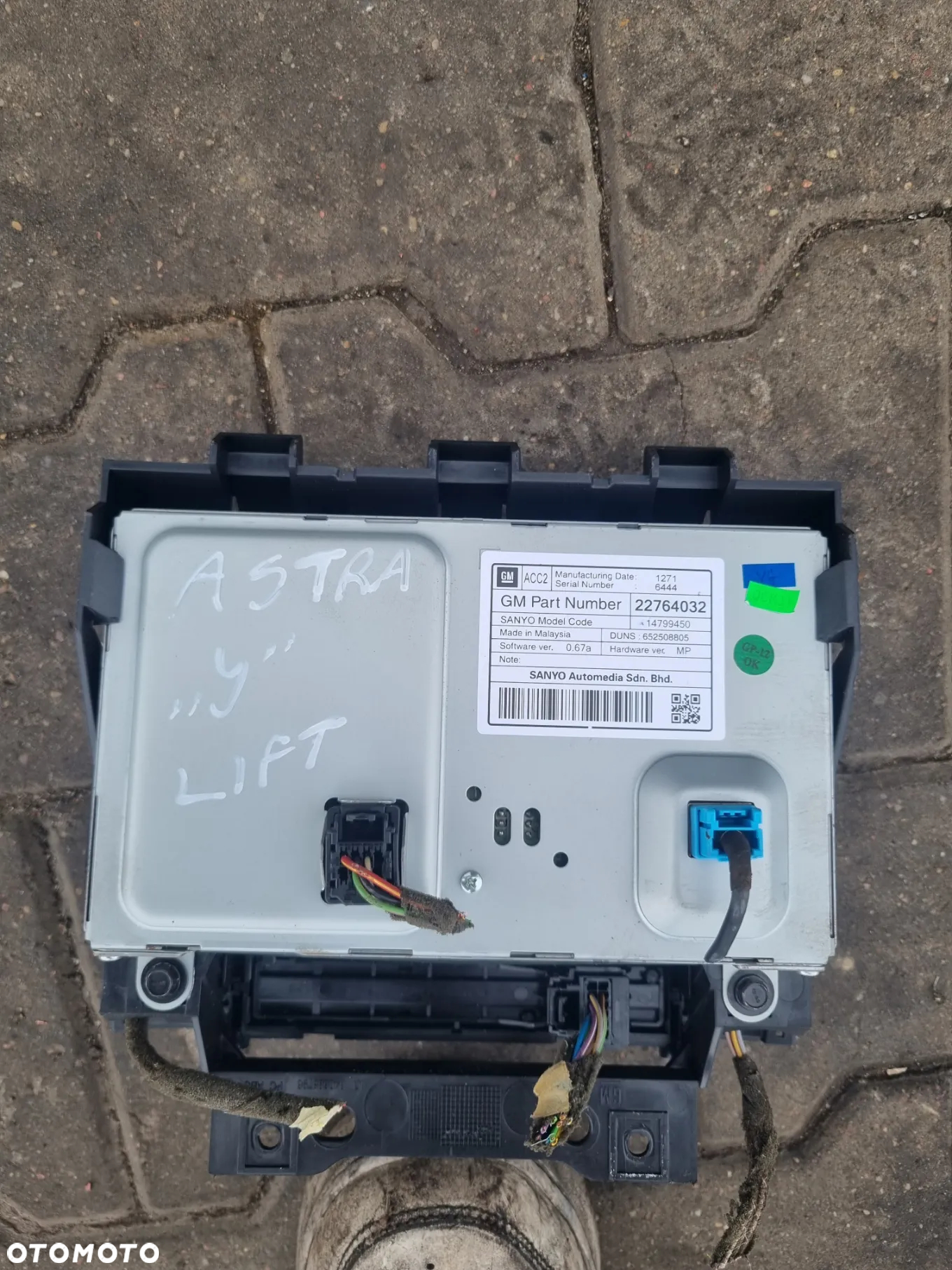 Radio wyświetlacz nawigacji Opel Insignia A Astra J Lift 22764032 - 2