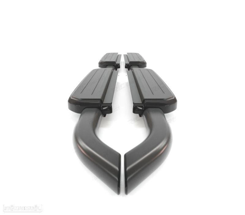 ESTRIBOS LATERAIS LAND ROVER DEFENDER 110 130 20- PRETO - 3