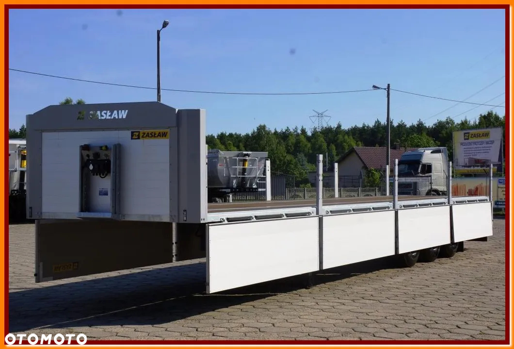 Zaslaw Pokład 13,60 m, MOCNA KRATOWNICA, burty aluminiowe !!! - 2