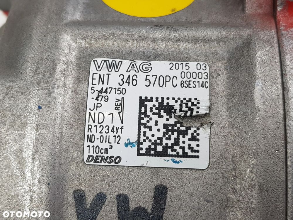 Kompresor Sprężarka klimatyzacji Volkswagen Audi Skoda 6SES14C - 10