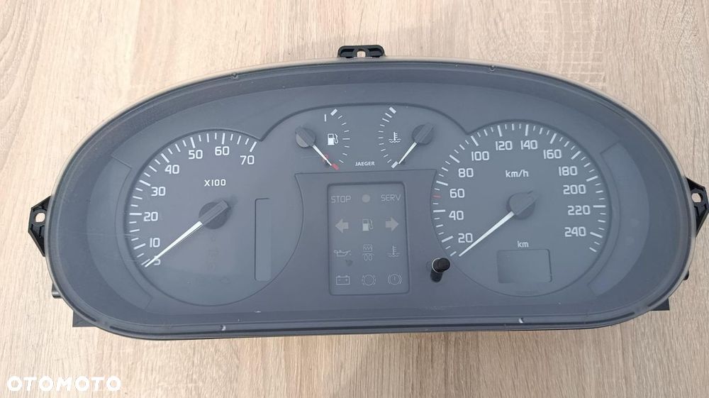 LICZNIK ZEGARY RENAULT MEGANE I AUTOMAT 7700427904C - 1