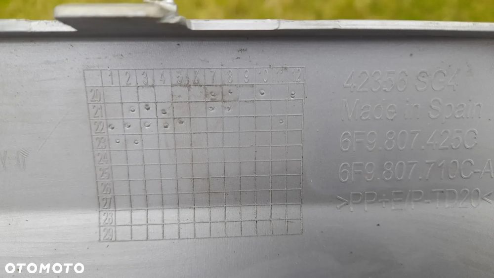 SEAT ARONA LIFT SPOILER DOKŁADKA ZDERZAKA TYŁ  6F9807425C - 9