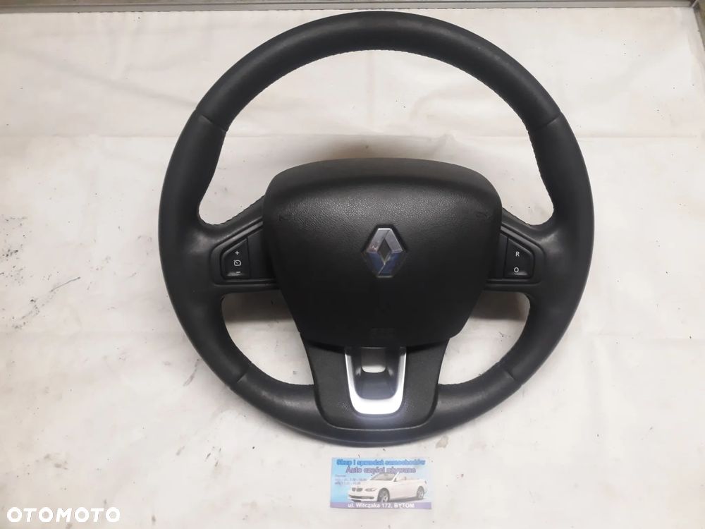 KIEROWNICA RENAULT LAGUNA III 2,0 DCI  2008r  484300001R + PODUSZKA AIRBAG  985100001R - 1