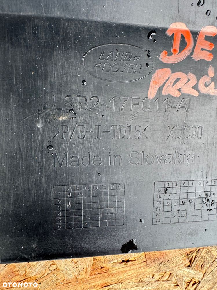 ZDERZAK PRZÓD PRZEDNI LAND ROVER DEFENDER II 2 L8B2-8A163-A L8B2-17K947-A L8B2-17F791-A L8B2-17F775-A L8B2-17F011-A ORYGINAŁ - 18