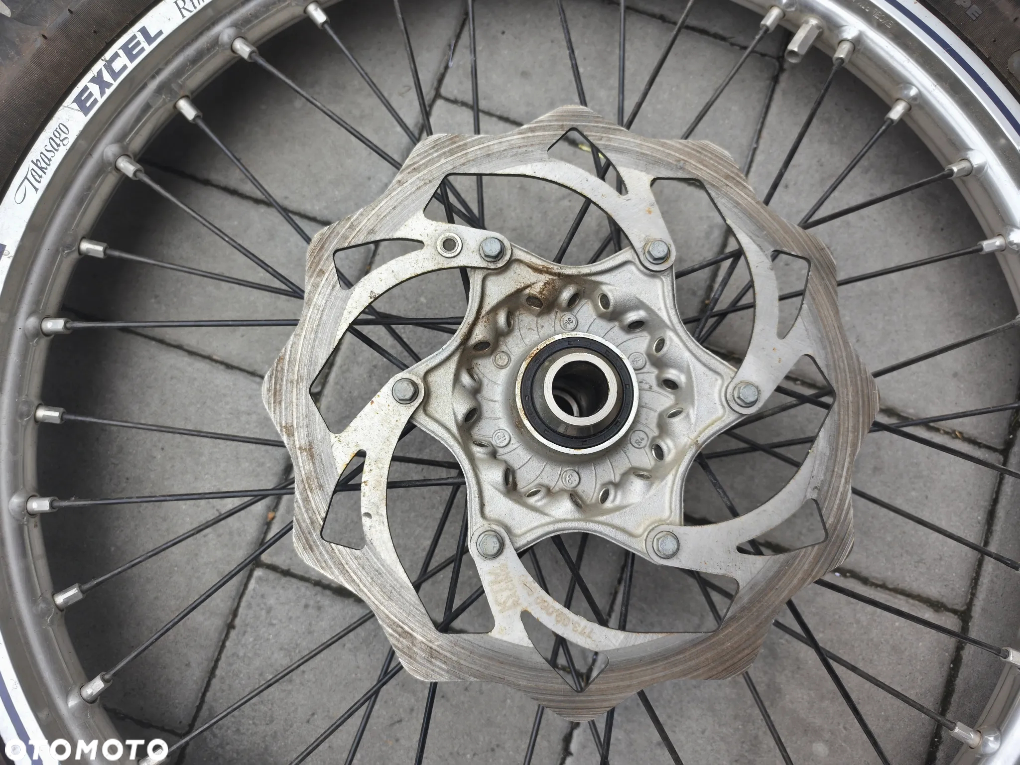 Koło przód, przednie, felga, opona, tarcza hamulcowa przód KTM, Husqvarna, GasGas, Husaberg Excel 21x1,6 - 2