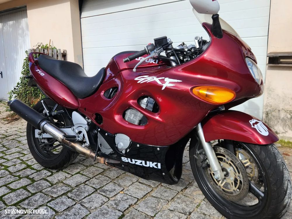 Suzuki GSX Gsxf 750 com 25 kw de livrete - 11