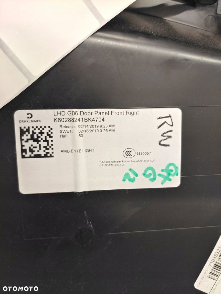 BMW G06 TAPICERKA FOTELE KANAPA BOCZKI SKÓRA - 13