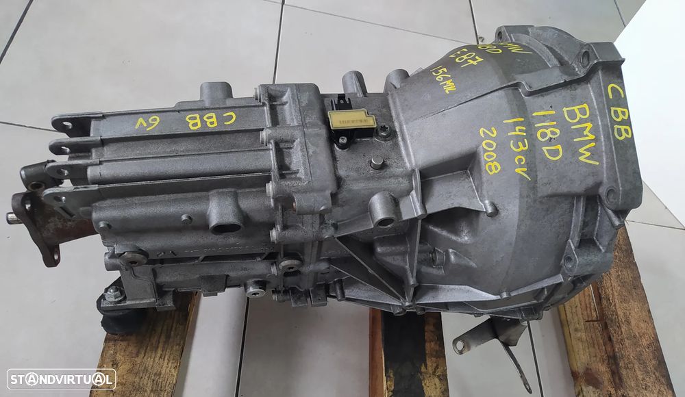 Motor BMW 118D 143cv E87 E90 2008 N47D20C caixa 6 velocidades CBB - 20