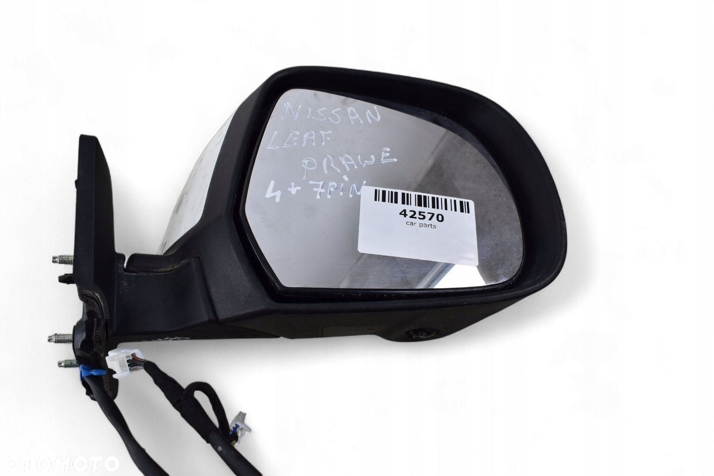 Lusterko Prawe NISSAN LEAF I 2011-2017R UK 74 PIN KOD LAKIERU 326G KAMERA - 9