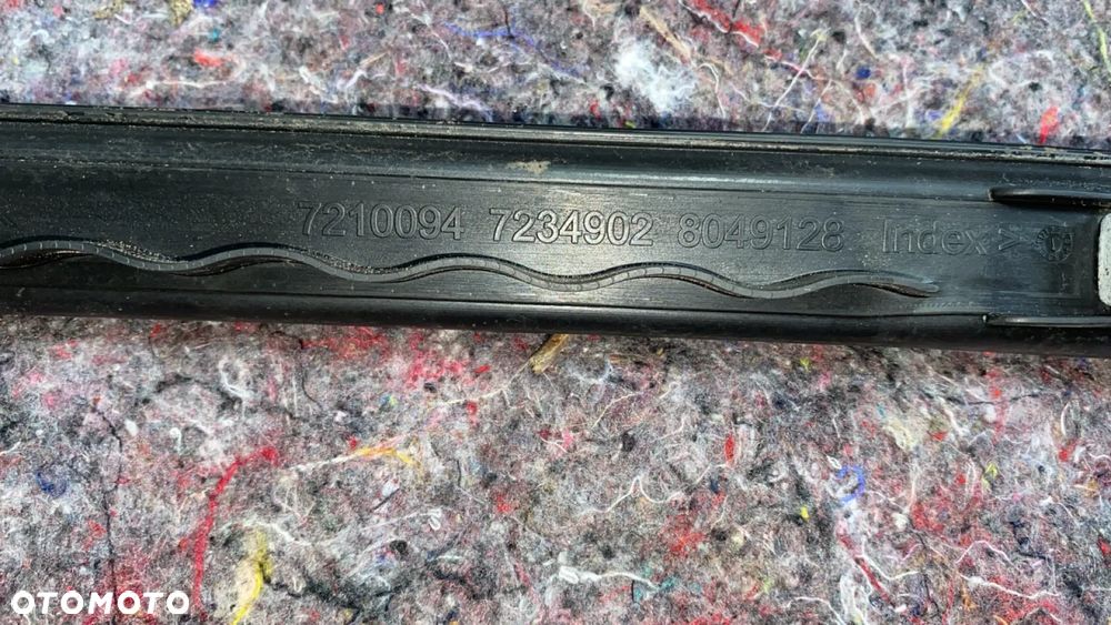 BMW F11 RELINGI DACHOWE CZARNY POŁYSK KOMPLET 7210094 7210093 - 5