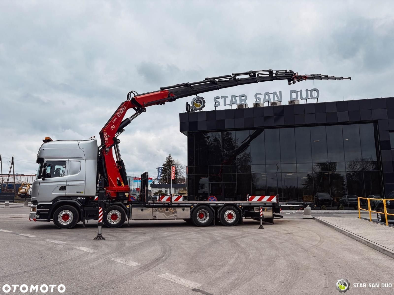 Scania R730 8x2 Fassi F990 FLY JIB HDS Żuraw Crane Kran - 6