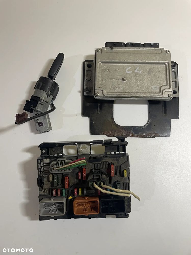 ZESTAW STARTOWY CITROEN C4 PICASSO STACYJKA KOMPUTER 9662401980  BSM L08 9661708080 - 1