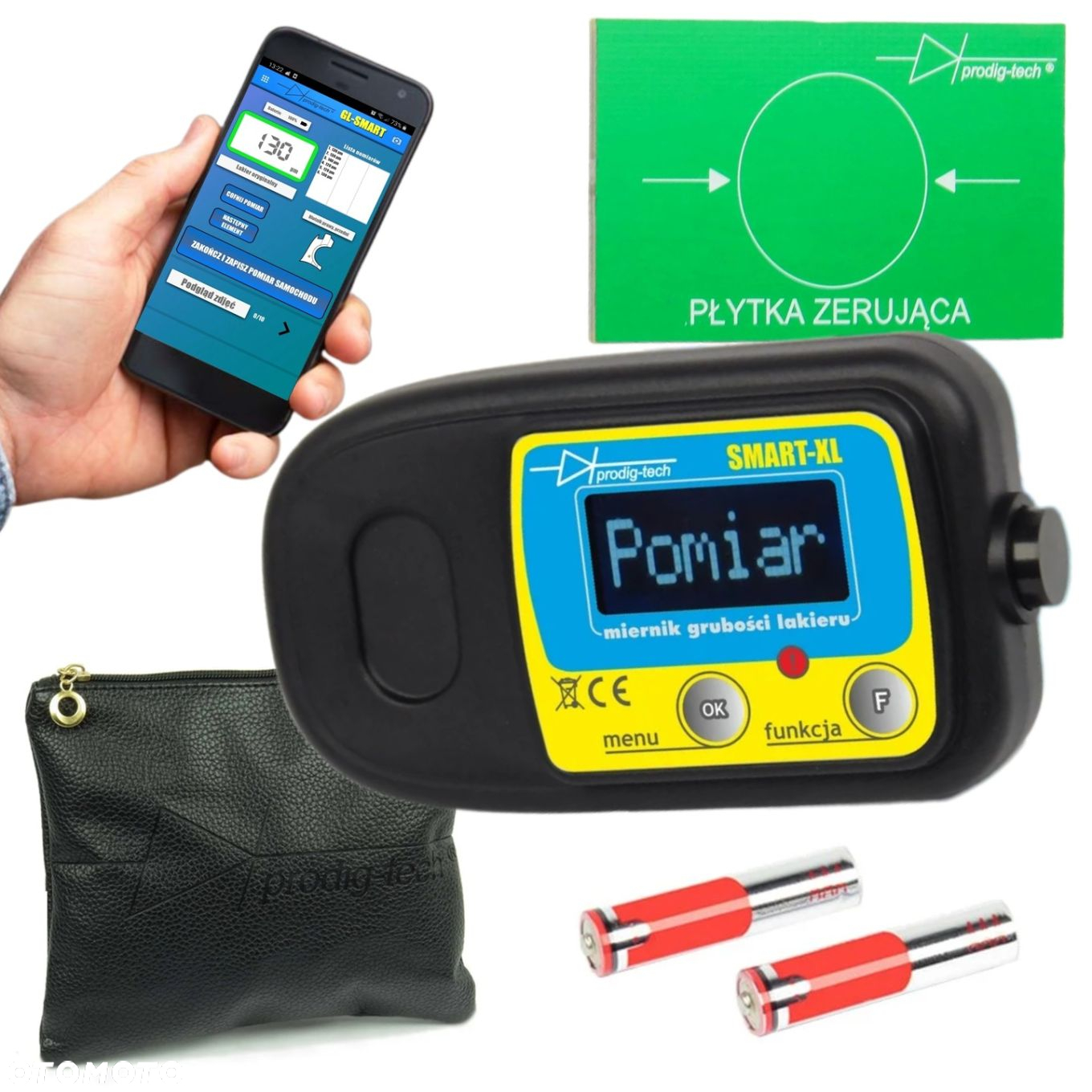 MIERNIK TESTER GRUBOŚCI LAKIERU GL-SMART-XL WBUDOWANA SONDA APLIKACJA - 10