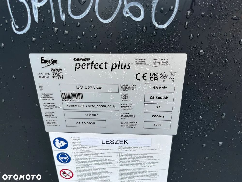 NOWA bateria do wózka widłowego Linde Jungheinrich Still Hawker 48V 500 Ah ID BAT0060 - 4