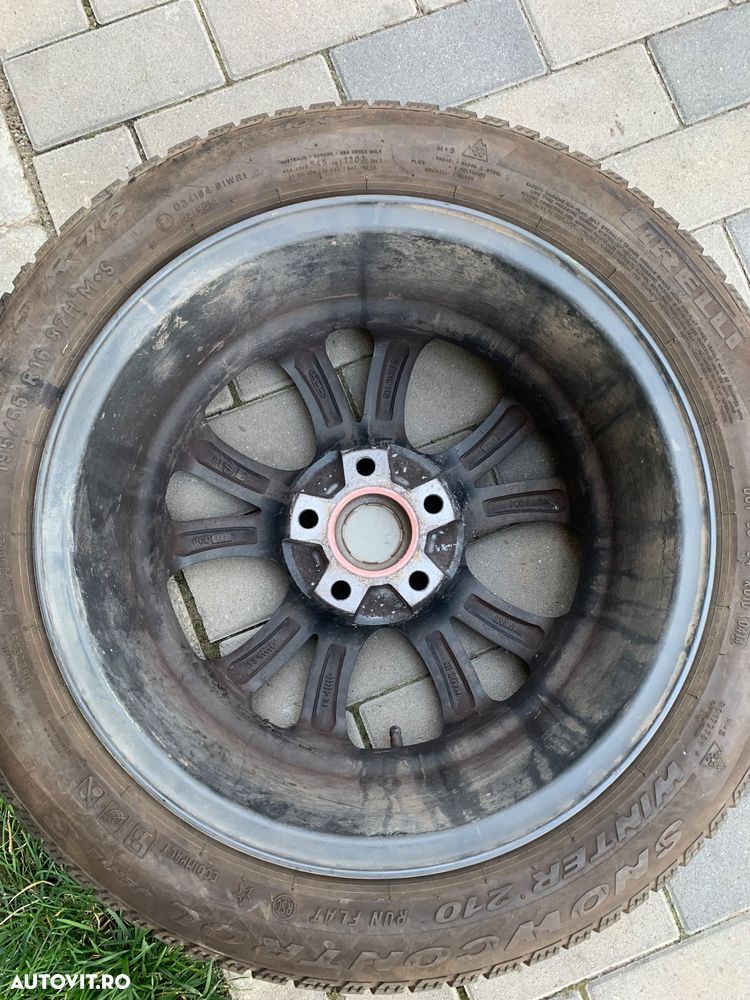 Roți Aliaj cu cauciuc Pirelli Run flat 195 55 16 - 8