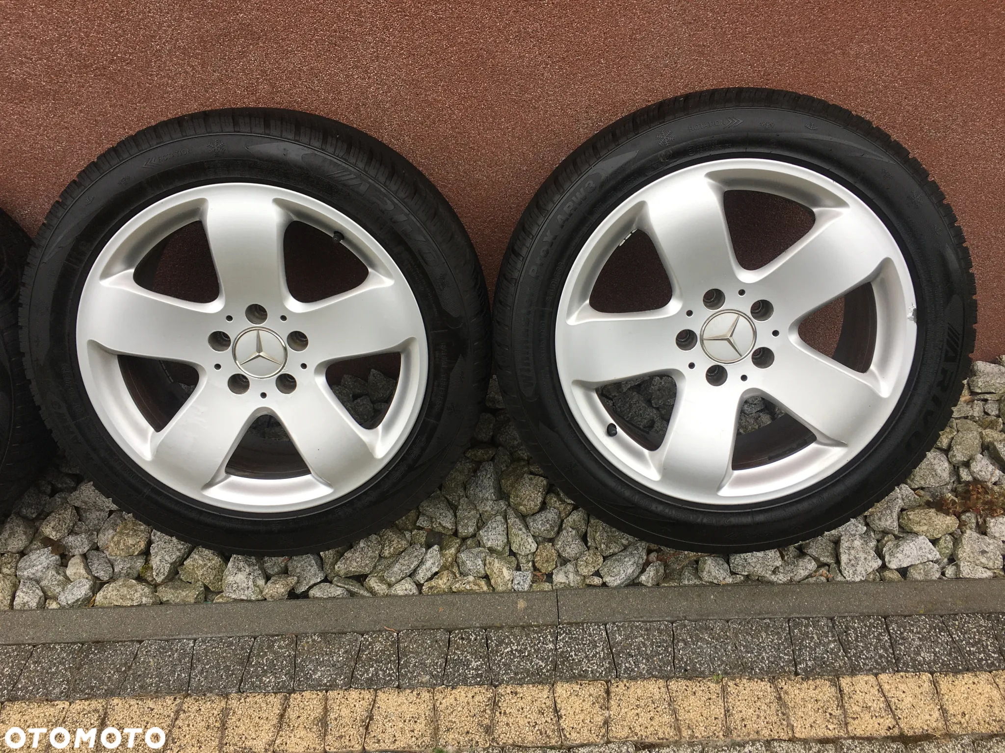 Mercedes E Klasa W211 Koła Felgi Aluminiowe Z  Oponami 245/45r17 - 5