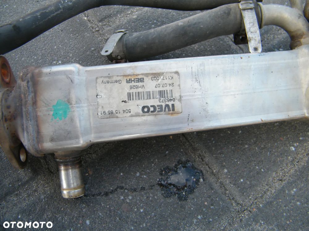 Chłodnica spalin chłodnica EGR 504158591 Fiat Ducato III Boxer Jumper Iveco Daily 2.3 JTD 120KM - 3