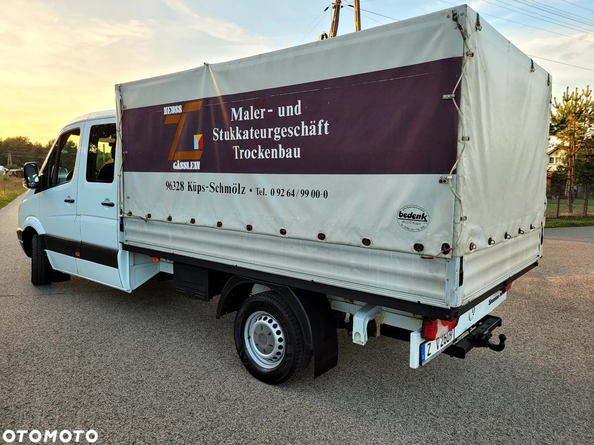 Mercedes-Benz Sprinter 313 Doka Skrzynia 3.40m Plandeka - 2