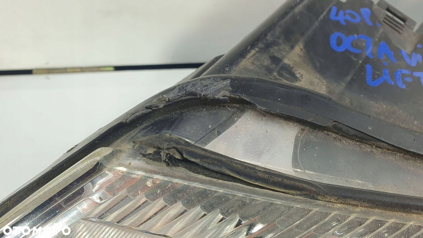 Skoda Octavia 2 II 1Z Lift 08-12 lewa lampa przednia przód reflektor € - 8