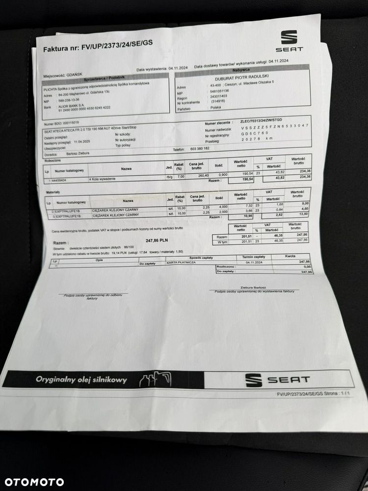 Seat Ateca 2.0 TSI FR S&S 4Drive DSG - 37