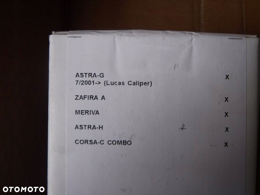 ASTRA H ZAFIRA COMBO MERIVA TARCZE TYŁ KLOCKI - 7