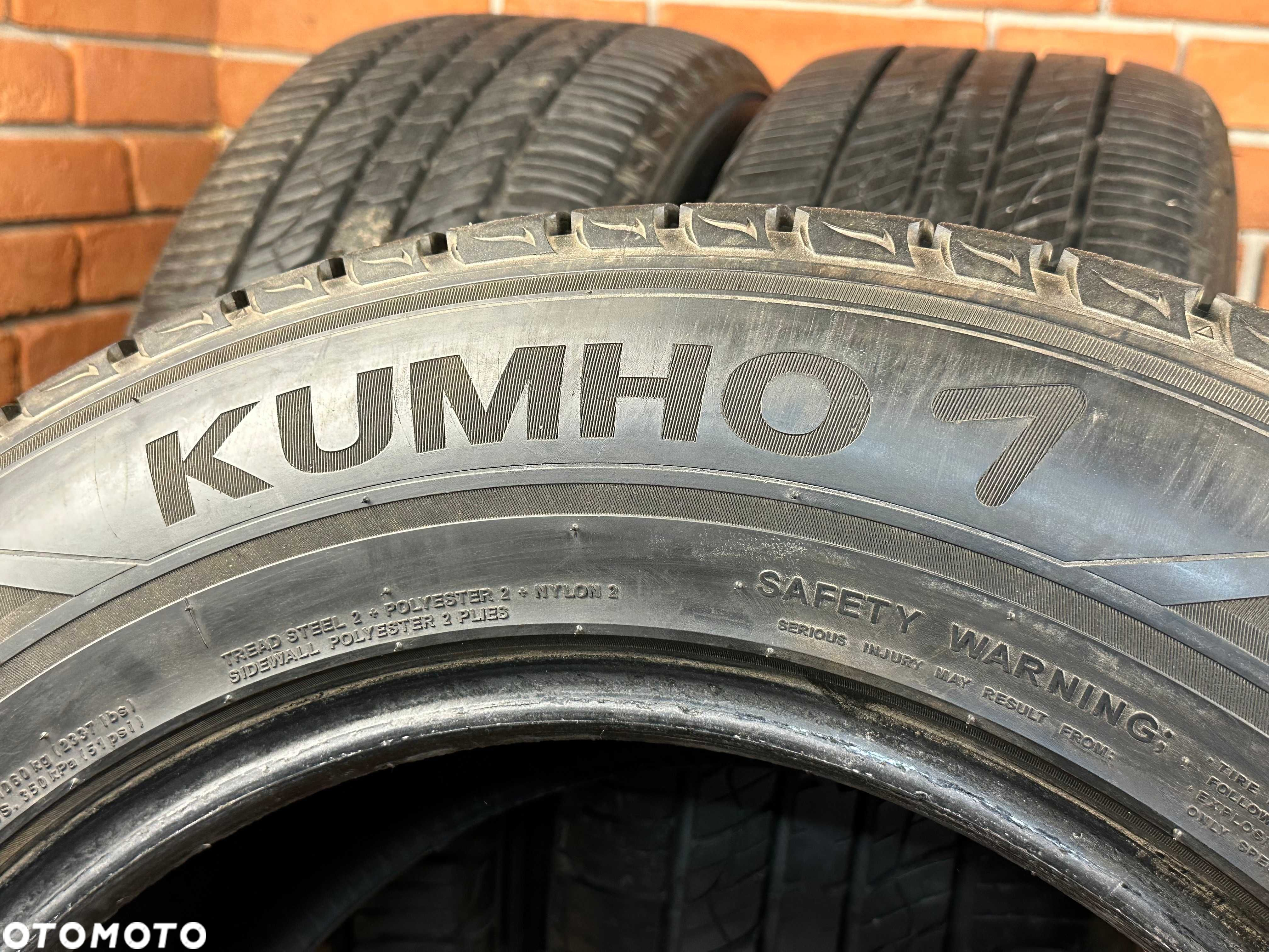 265/60R18 Kumho Crugen 3sztuki 8mm - 8