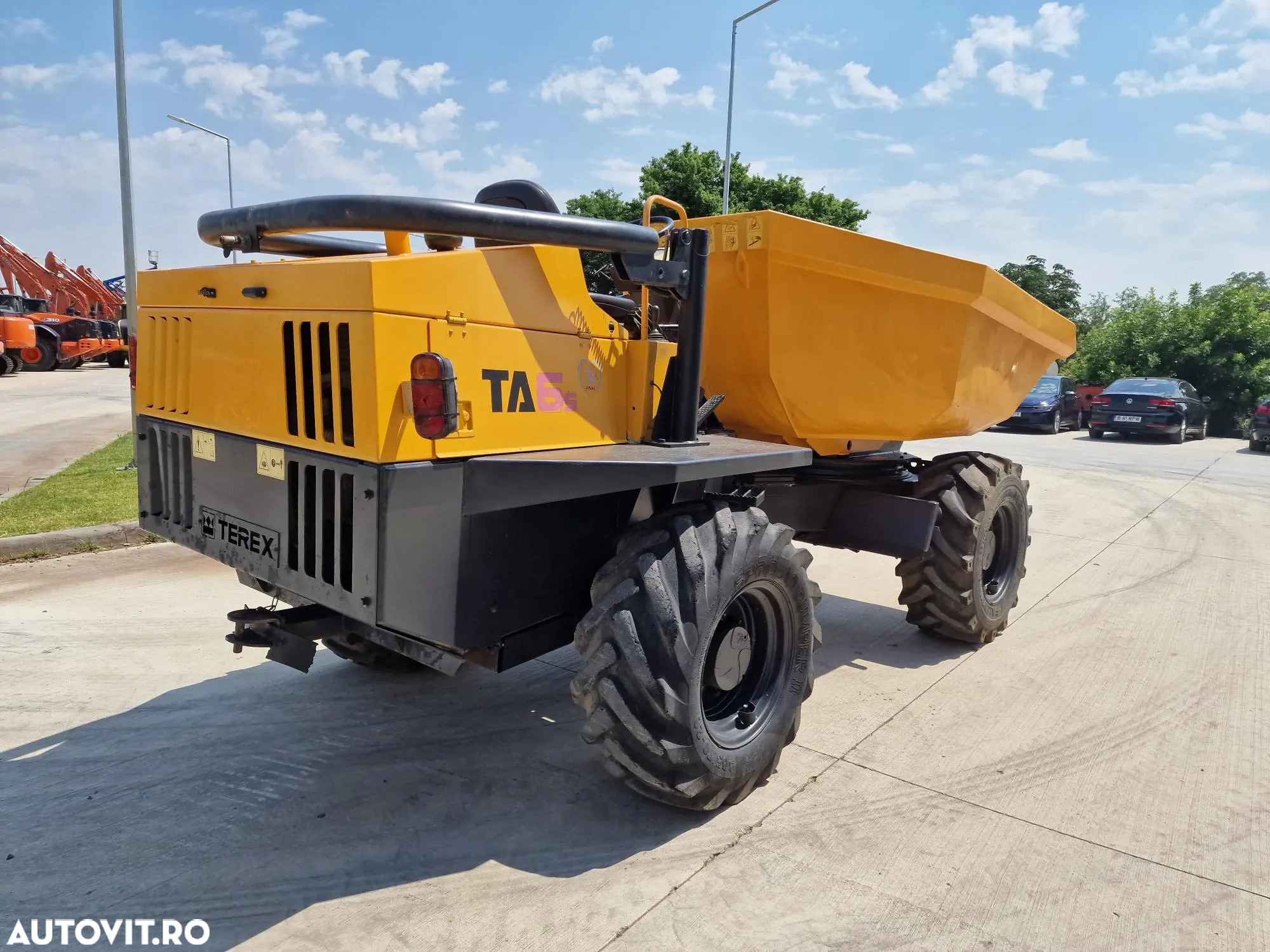 Alta DUMPER 6t TEREX, 4mc, 6t, basc LATERALA,  2.068h, 16900 EUR+tva, motor JCB 75CP, transmisie 4x4, produs in Anglia, Anvelope 90% bune, posiblitate leasing, CONDITIE FOARTE BUNA-PROMOTIE 16.900 EUR+Tva - 39