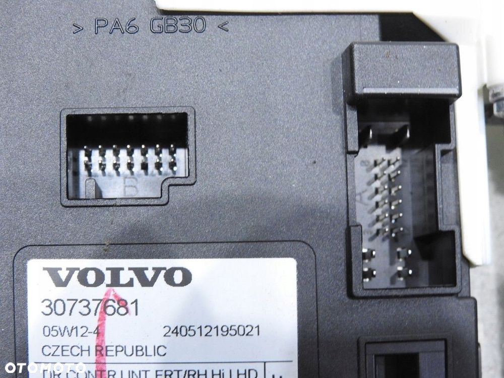 SILNICZEK SZYBY PRAWY PRZÓD VOLVO V50 - 6