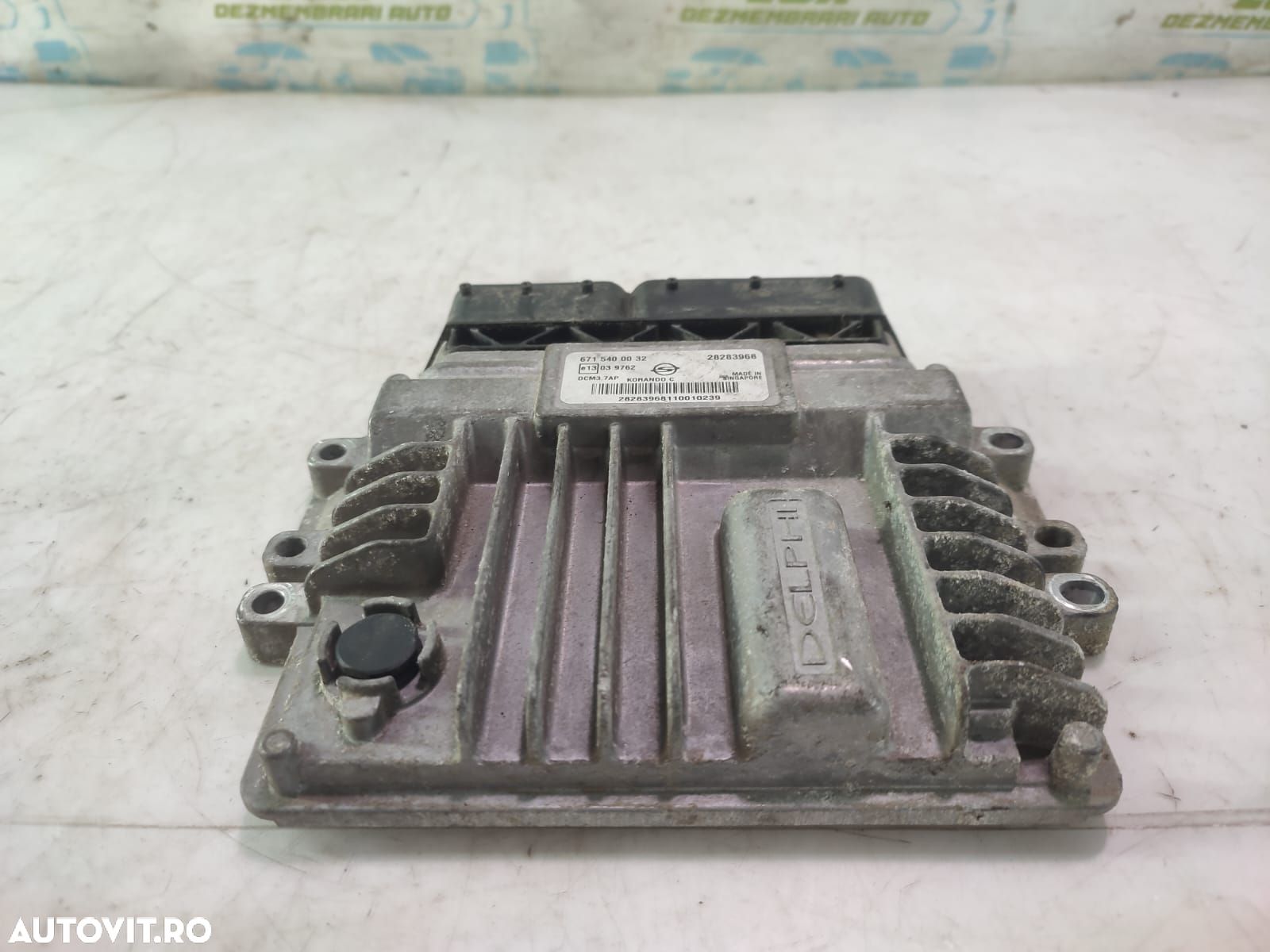 Calculator motor ECU 6715400032  2.0 e-xdi D20DTF SsangYong Korando 3 - 1