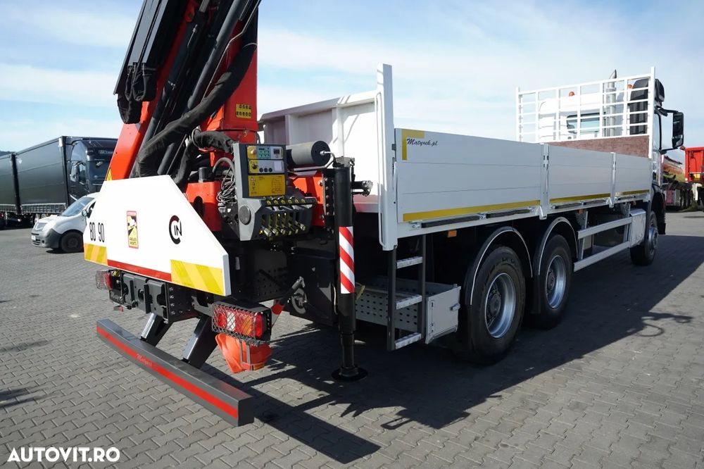 Mercedes-Benz AROCS 2642 / 6x4 / LIVRARE - 7,2 M / PALFINGER PK 19 001 / MAX. CAPACITATE DE RIDICARE 6.000 KG / ROTATOARE / TELECOMANDĂ / EURO 6 - 17