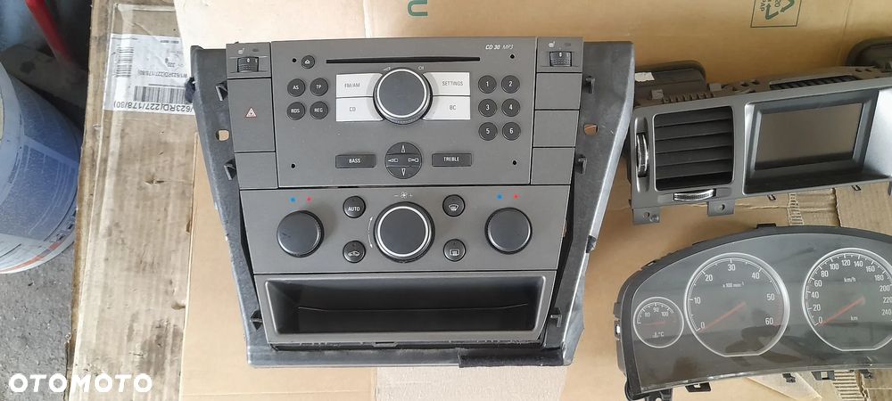 VECTRA C RADIO WYŚWIETLACZ KOMPLET 13265760 - 4