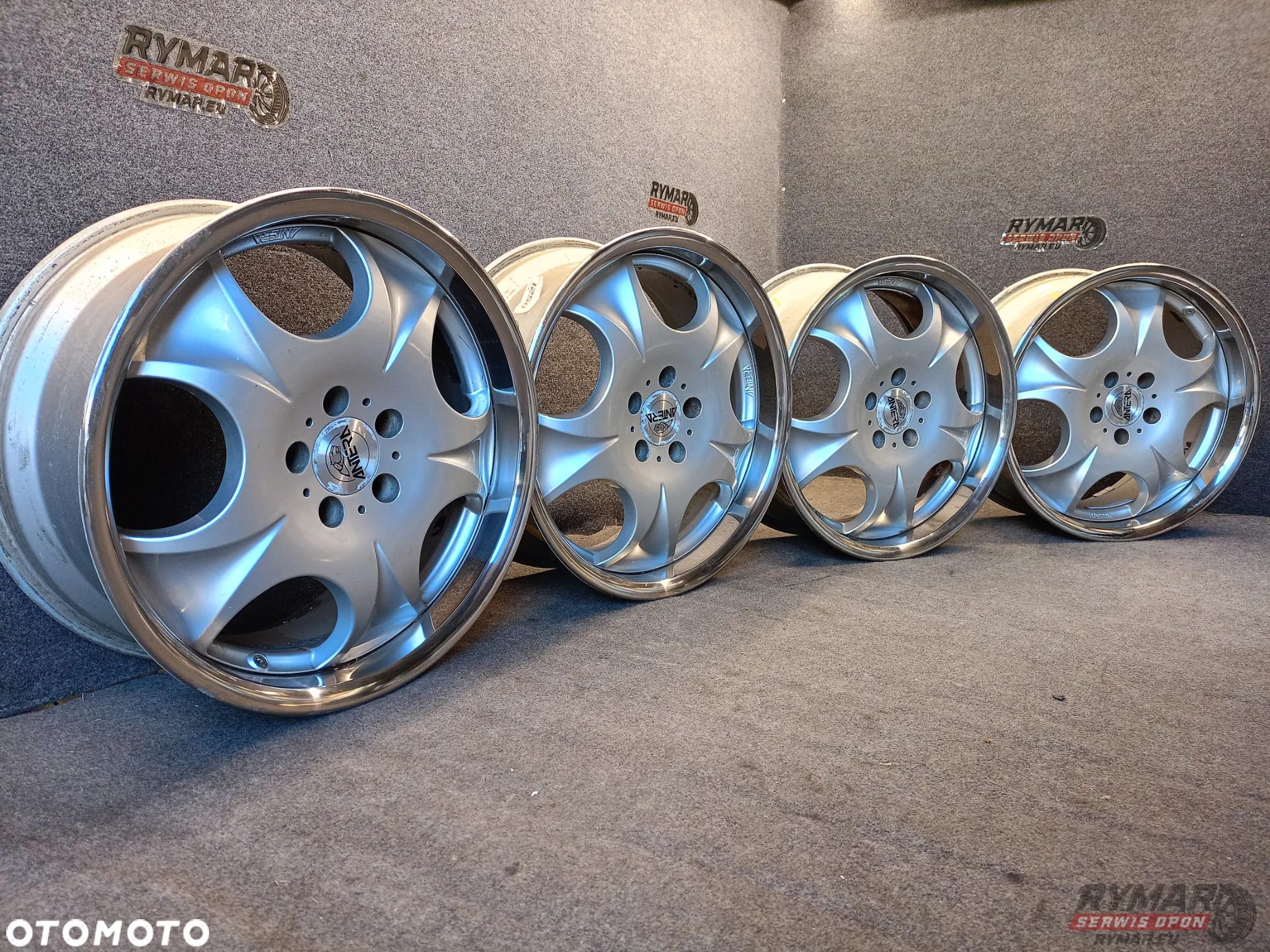 ŚLĄSK ALUFELGI 8x18" 5X112 ET31 ANTERA LOMBARDIA KOMPLET - 1