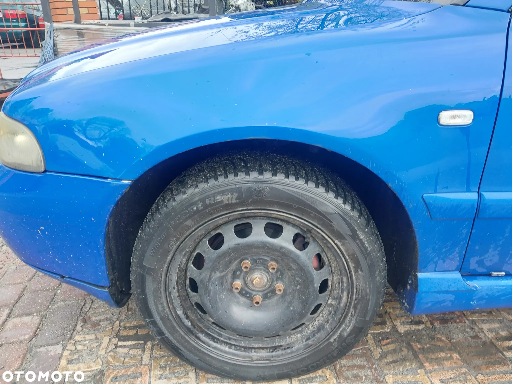 Przód Kompletny Audi A4 B5 Lift FL kolor LZ5M maska zderzak grill atrapa chłodnica wzmocnienie pas przedni halogen błotnik KOMPLET do założenia po dzwonie - 5