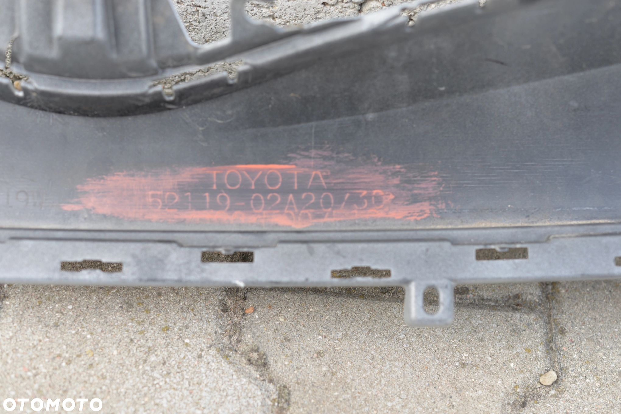 TOYOTA AURIS II 2 PRZEDLIFT 2012-2014 ZDERZAK PRZEDNI PRZÓD 52119-02K20 30 - 8