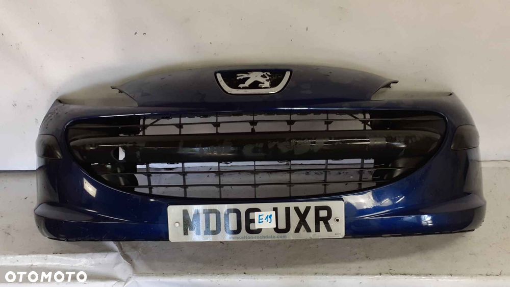 } ZDERZAK PRZÓD PRZEDNI PEUGEOT 207 EGE EGED GRANAT GRANATOWY DO MALOWANIA !