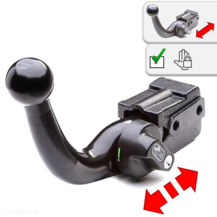 Hak Holowniczy Wypinany Automat Do Toyota Highlander Ii Hybrid 2008-2011 (Tylko Wersja Usa) - 1